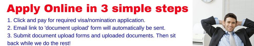 3 step easy online visa application process
