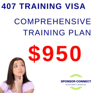 Training Plan for Training Visa 407
